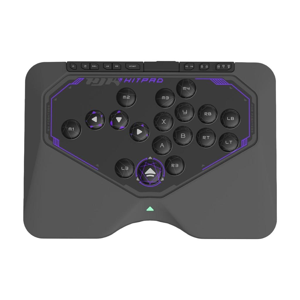 HJKGAMING HJK HITPAD Classic black Hitpad Leverless Controller Arcade Controller Slim Ergonomic Function Arcade Controller Japanese Authorized