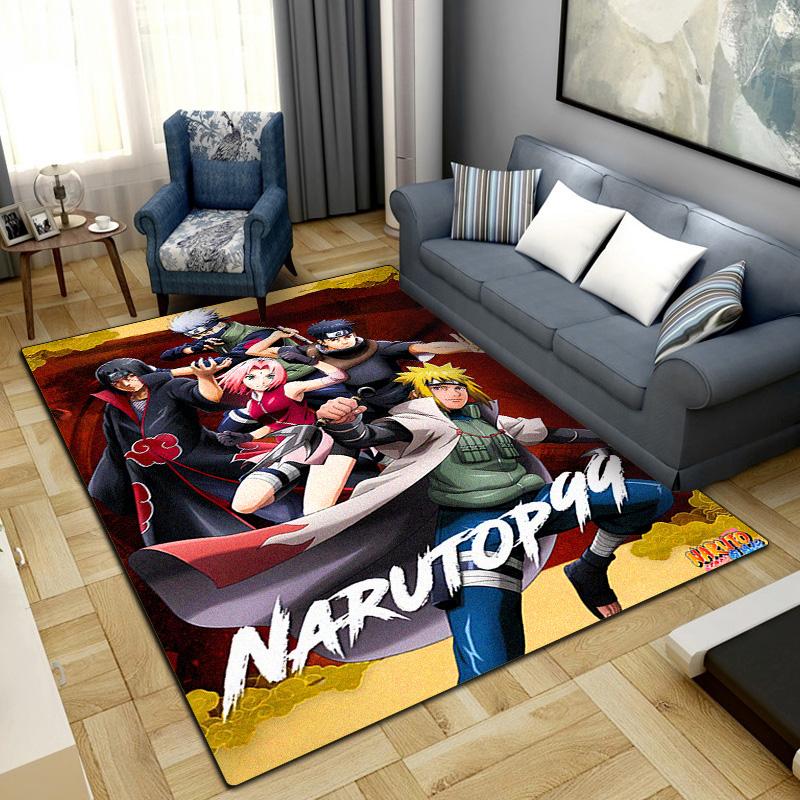 Anime-Naruto  Area Carpet for Living Room Bedroom Home Decor Cool Movie Mat Floor Mat -LXR46