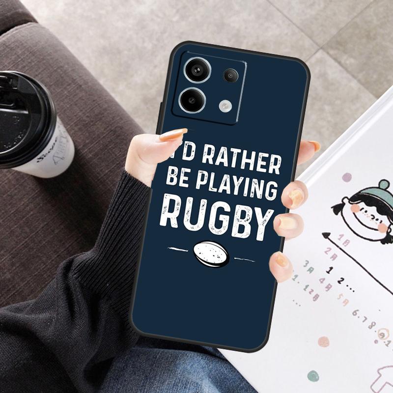

Rugby Football Sport Cover For Xiaomi Redmi Note 13 9 10 11 12 14 15 Pro Plus Case For Redmi 15 C 12C 13C 14C 10C Redmi Note 15 5G