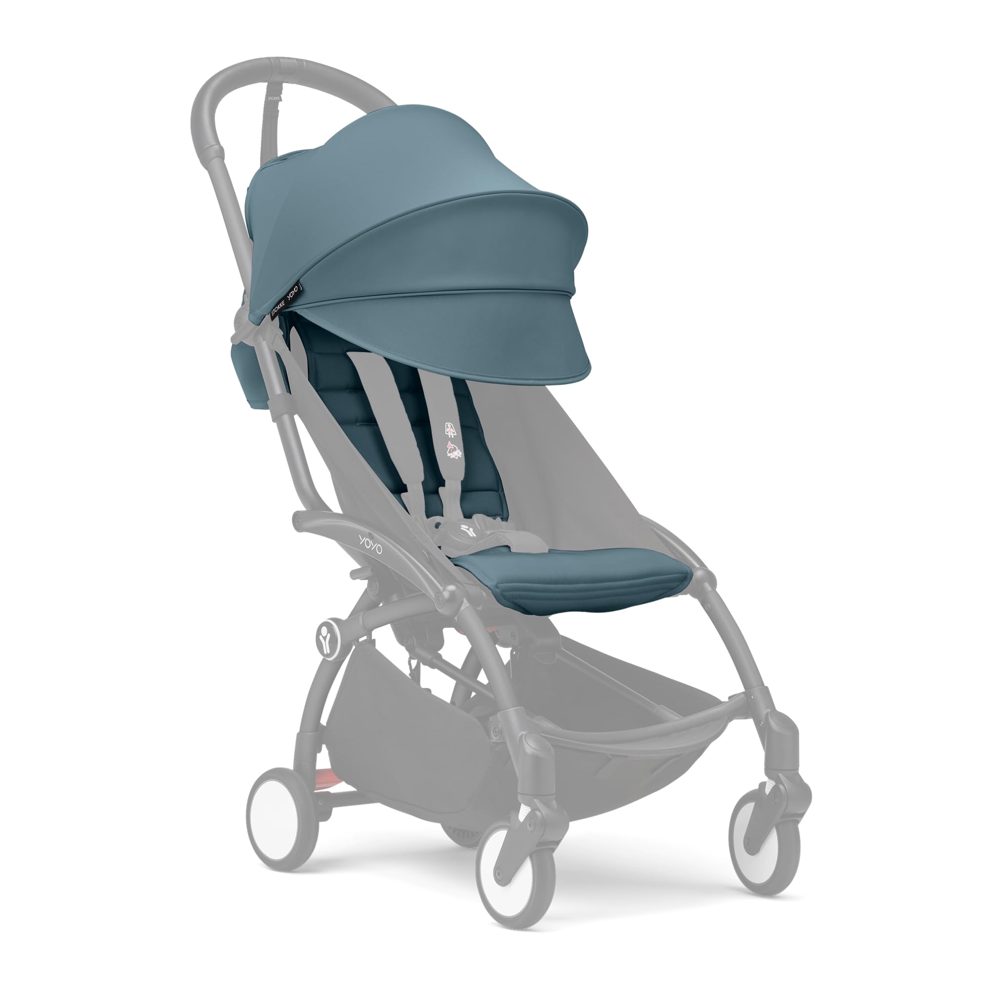 

Аксессуары для коляски Stokke YOYO 6+ Цветной набор для младенцев от 6 месяцев до малышей, тип B, аквамарин (Прогулочная коляска продается отдельно)