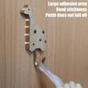 Cute Coat Hooks Theme Wall Hangers Wooden Cartoon Wall Hooks Strong Load-bearing Coat Hooks Towel Hangers Easy to Install