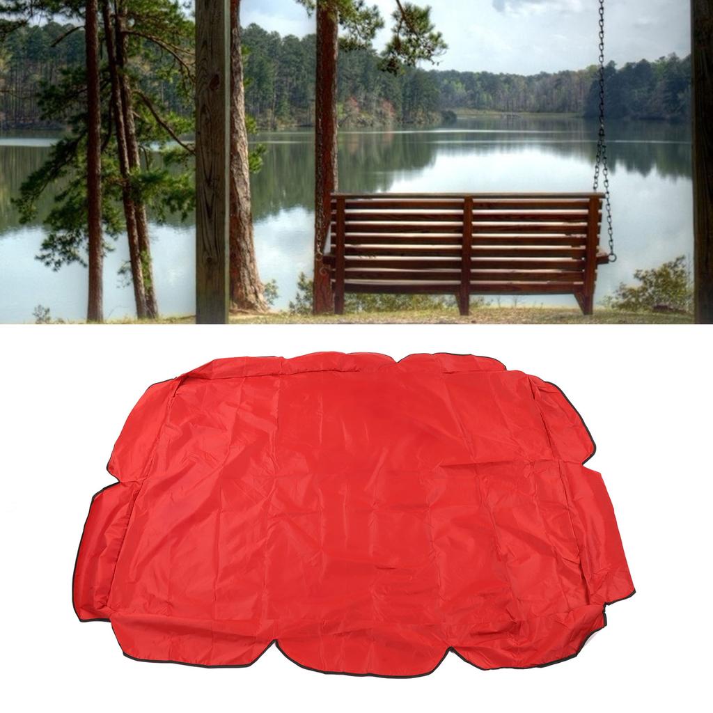 Swing Canopy 210D Silver Coated Oxford Waterproof UV Proof for Outdoor Patio Yard Chair 142x120x18cm