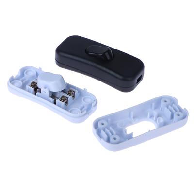 1ks Svetelný spínač Ac 250V Zap/Vyp Stolná stolná lampa Kábel Prepínacie kolískové spínače Ovládanie Pre LED svetlá Zapojenie Elektrický spínač