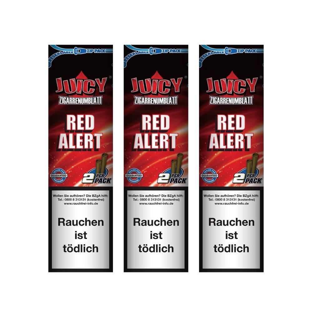 

JUICY BLUNT 2 листа x 3 пачки RED ALERT [Набор 3] JAY S - (клубника)