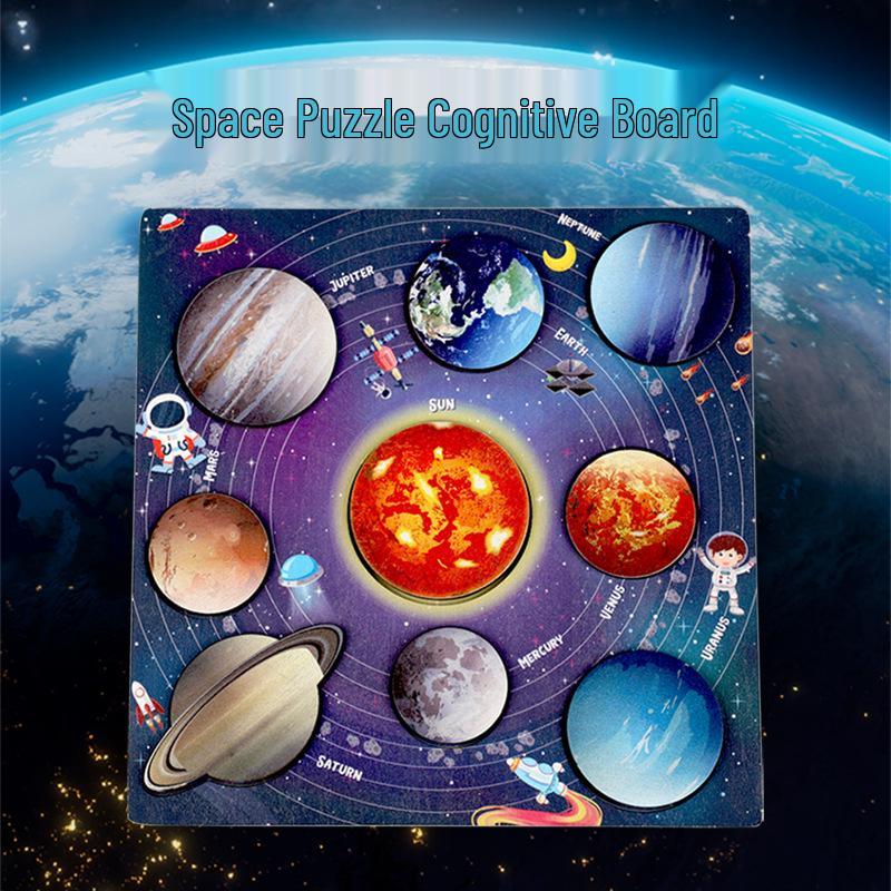 Kids Cartoon Planet Puzzle: Eight Planet Solar System