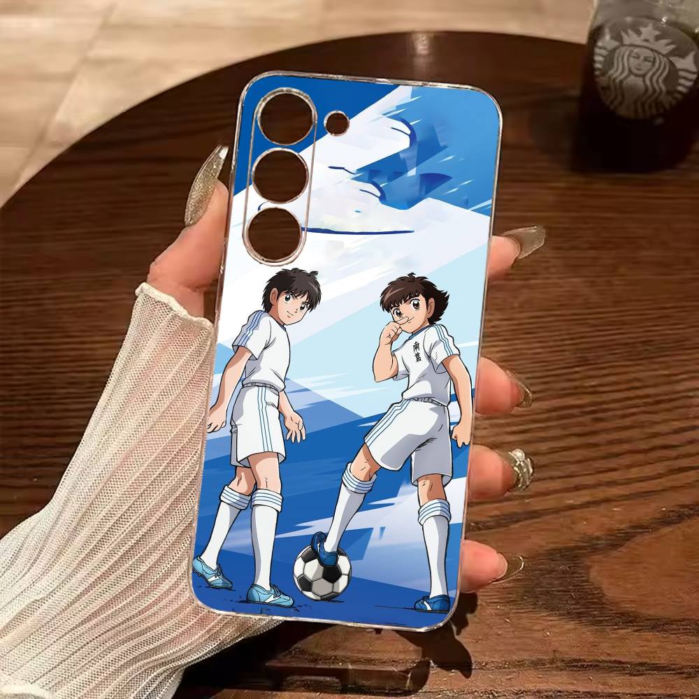 Cool Anime C-Captain T-Tsubasa Phone Case For Samsung GalaxyA13,21s,22,31,32,52,53,71,72,73 Transparent Cover