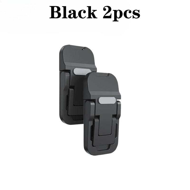2PCS Mini Folding Laptop Stand with Adjustable Height Ultra-thin Portable Support for Macbook NotebookCooling Invisible Bracket