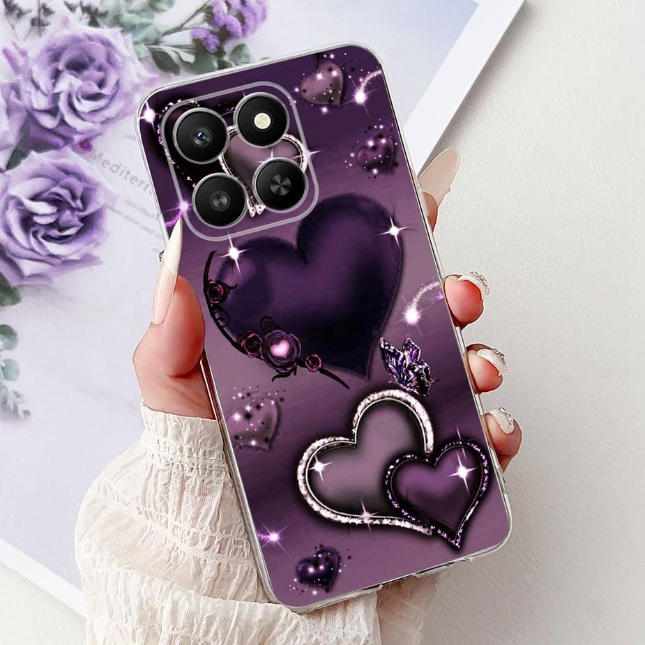 For Honor 400 Smart 5G Case LGN-NX1 Cute Cat Painted Cover Soft Silicone Case For Honor X7d 4G HonorX7d 5G Honor400 Smart Bumper