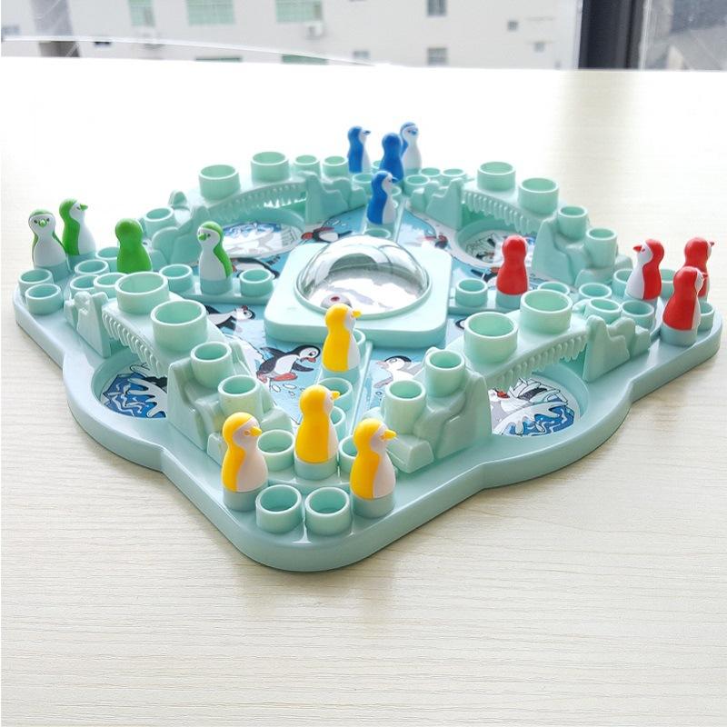 3D Kids Favorite Game Board Penguin Race Chess Parent-child Interactive Educational Toy Board Game Kids Board Games