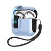 Secure Lock Design Protective Cover With Hiddens Phone Holder Compatible for Pro3 Earbuds Charging Case Shell Holder
