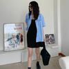 Women's Checkered Short Sleeved Shirts Summer American Style Thin Blouses Loose Casual Versatile Ladies Clothing