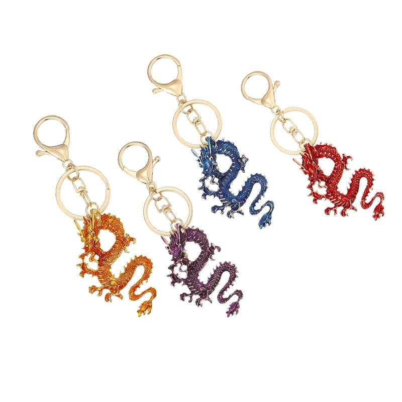 

Брелок с кулоном в виде китайского дракона, сумка для автомобиля, брелок для ключей, подвеска в виде дракона