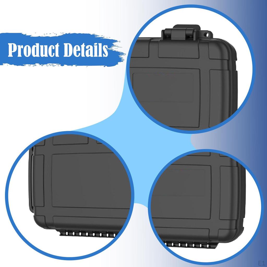 Tool Box Compact Camera Case Waterproof Container Hardware Organizer Multipurpose for Photography