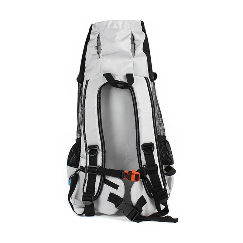 Modischer wasserdichter Hundereise-Rucksack Verdickte verbreiterte Gurte Haustier-Tragetaschen für Komfort und einfache Handhabung für mittelgroße Hunde Corgi