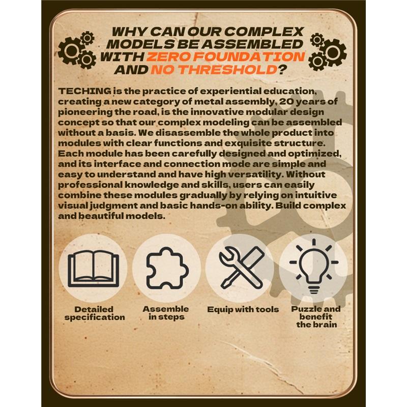 TECHING SMALL BYPASS TURBOFAN ENGINE Electric Assembling Model KIT Desktop Decorative Ornaments Adults Children's Toys Gift