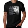 Albert Camus Porträt Und Zitat Der Einzige Weg, Einer Welt Ohne Konfrontation T-Shirt Lässig All-Match T-Shirt Für Unisex