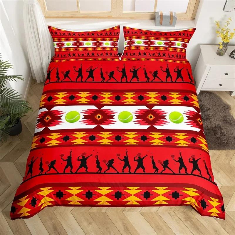 Exotic Horse Duvet Cover Set Queen African Tribal Arrow Western Animal Comforter Cover Microfiber Aztec Farm Animals Bedding Set