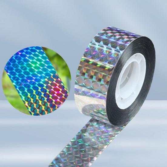 Bird Scare Tape Double Side Reflective Flash Ribbon 50m/80m Bird Repellent