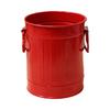 Cartoon Pen Holder Retro Bucket Shape Desk Organizer Large Capacity Storage Holder for Pens Pencils Makeup Brushes