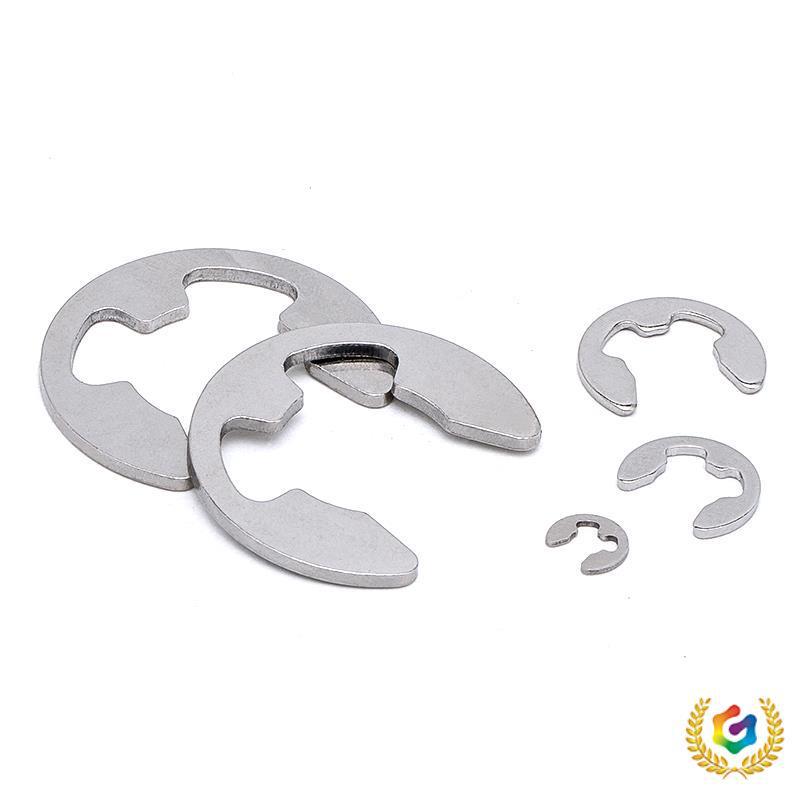 

65 Manganese and 304 Stainless Steel E-Type Circlip Snap Ring (M1.2-M5) GB8 Carbon Steel Φ5*0.6 Thick (200 pcs)