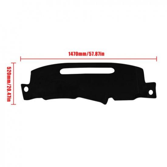 1Pcs Dashmat Dash Cover Dashboard Mat Interior Pad For Chevrolet S10 1998-04