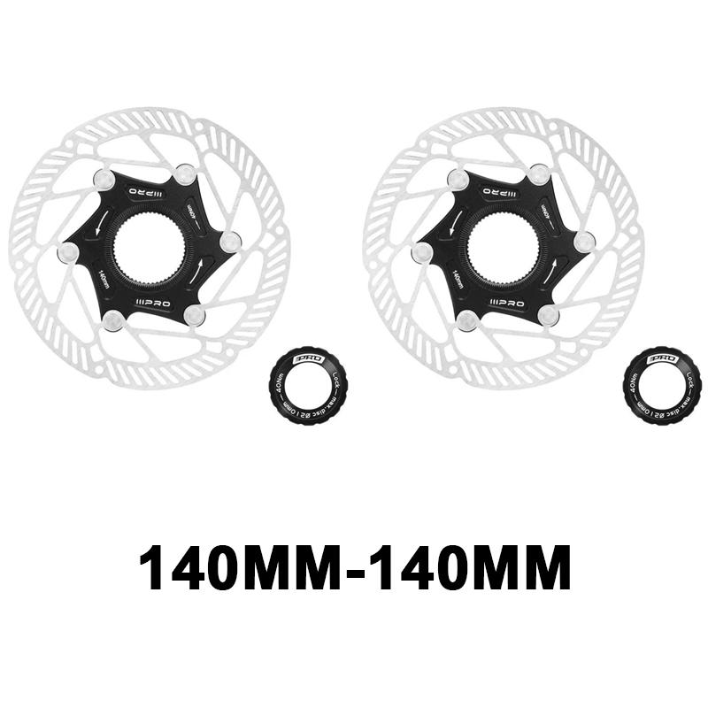 IIIPRO Bike Rotor Centerlock MTB Hydraulic Brake Disc Stainless Steel Durable Mountain Road Bike Brake Disk Rotors Cycling Part