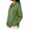 Cardigan da donna colorato con cappuccio, manica lunga, bottoni, vestibilità larga, casual