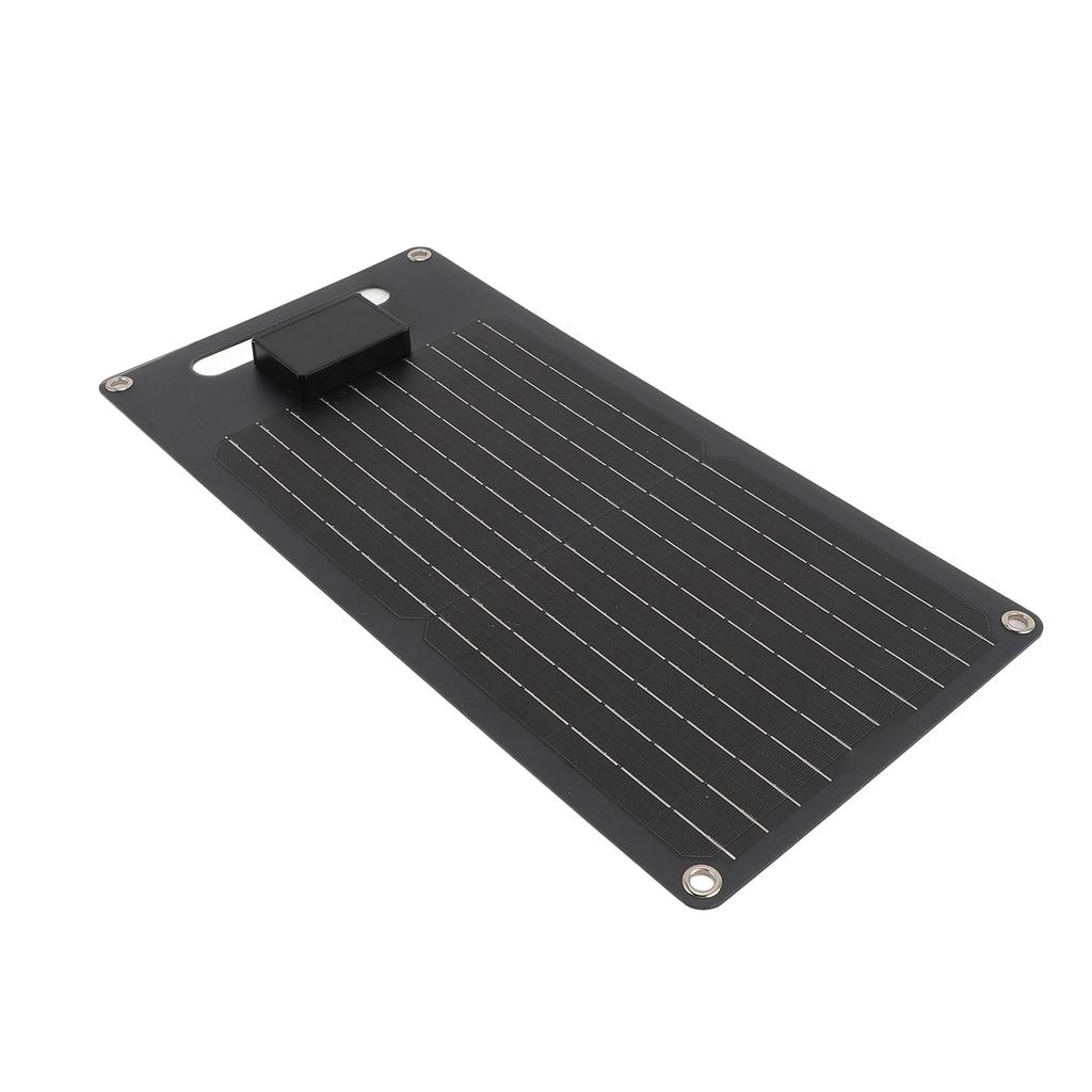 50W Solarmodul 12V Hocheffizientes Monokristallines Solarmodul Dual-USB-Ladegerät für Fahrzeug