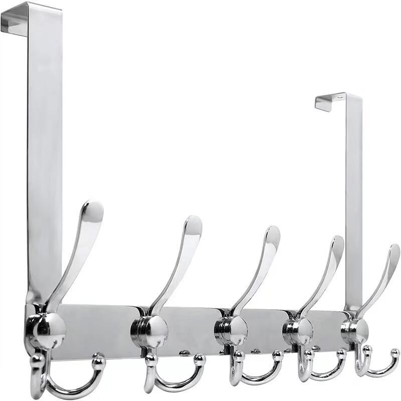 

cmaos Stainless Steel 5-Hook Door/Wall Rack
