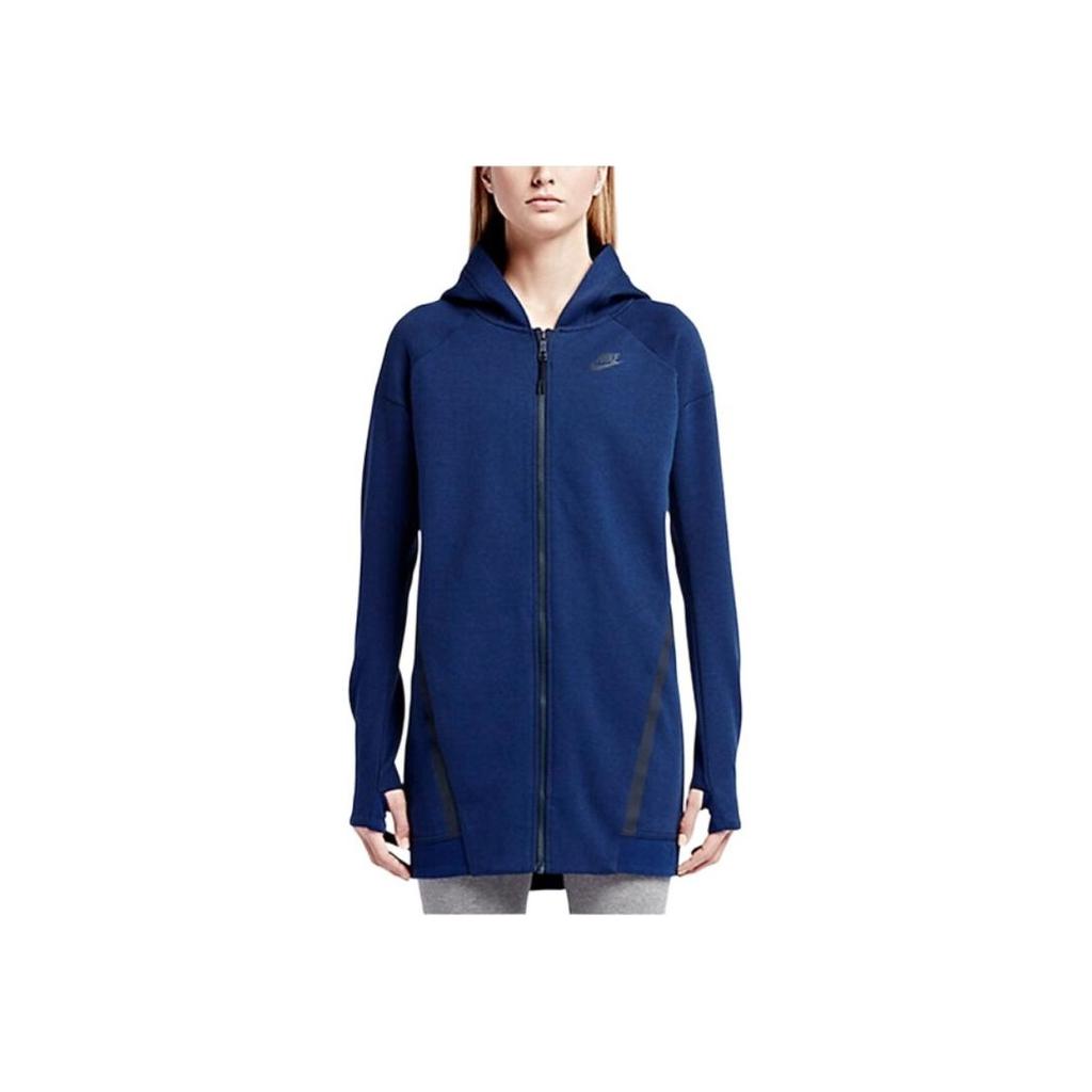 Nike Logo Hooded Raglan Long Sleeve Jacket Women jackets 725845-457