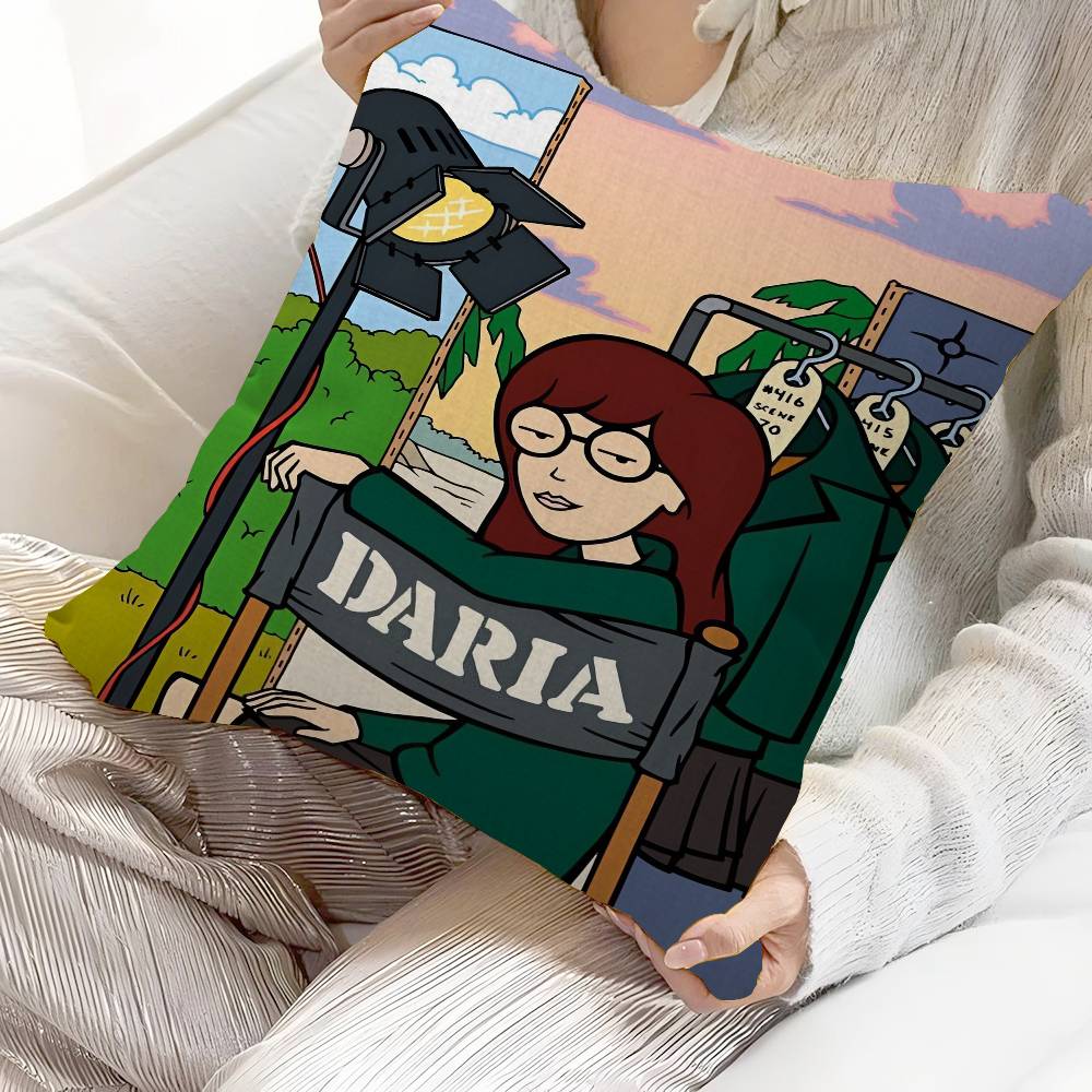 Anime D-Daria Pillow Cover Sofa Cushion Cover Home Room Decoration Children Gift