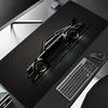 Grand Tapis de Souris Design Voiture de Sport Blanche Gaming Base en Caoutchouc Antidérapante Tapis de Bureau Étendu pour Joueur Utilisation au Bureau Accessoires Informatiques
