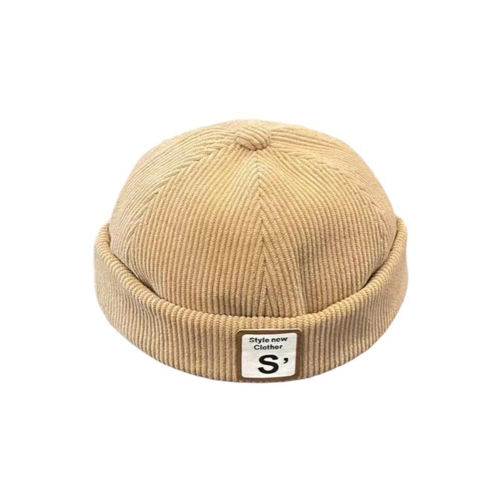 

Adjustable Brimless Hat Corduroy Warm Hat Children Hat Baby Hat Kids Wear хаки