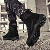 New Velvet Military Boots Men's Thickened Warm Outdoor Off-road Camping Adventure Hiking Overalls Hiking Shoes