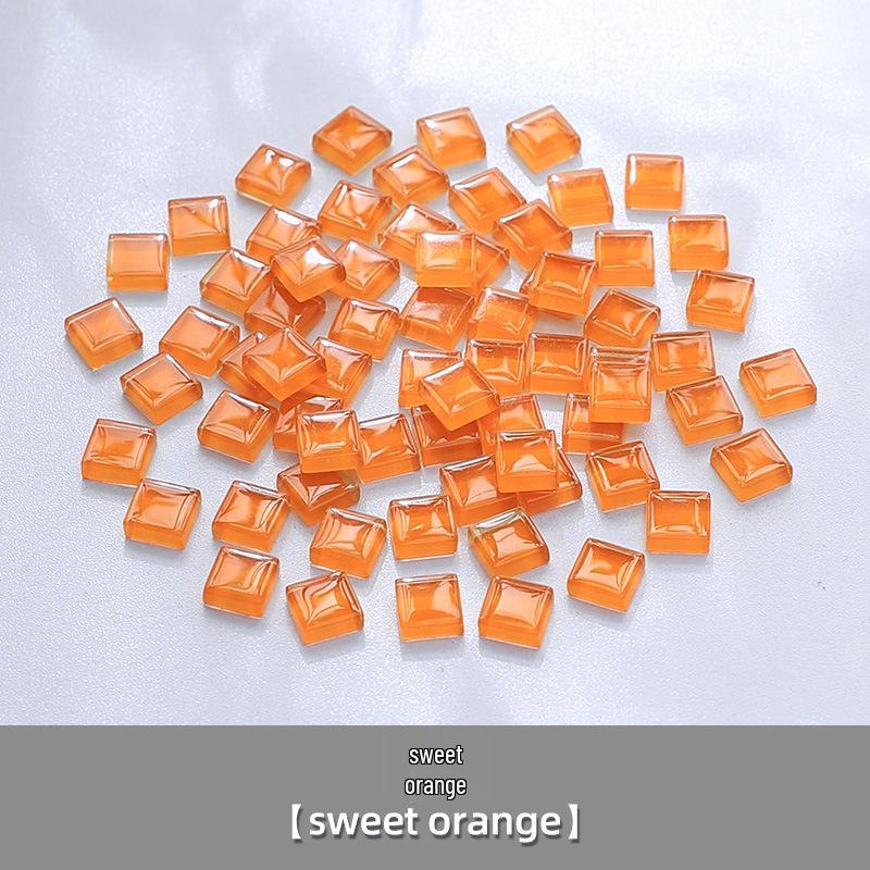1cm Crystal Glass Colored Stones Mosaic DIY Kit for Kids