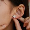 Snowflake Stud Earrings Women's Fashion Versatile Earrings
