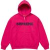 Supreme Collegiate Applique Zip Up Hooded Sweatshirt Fuchsia