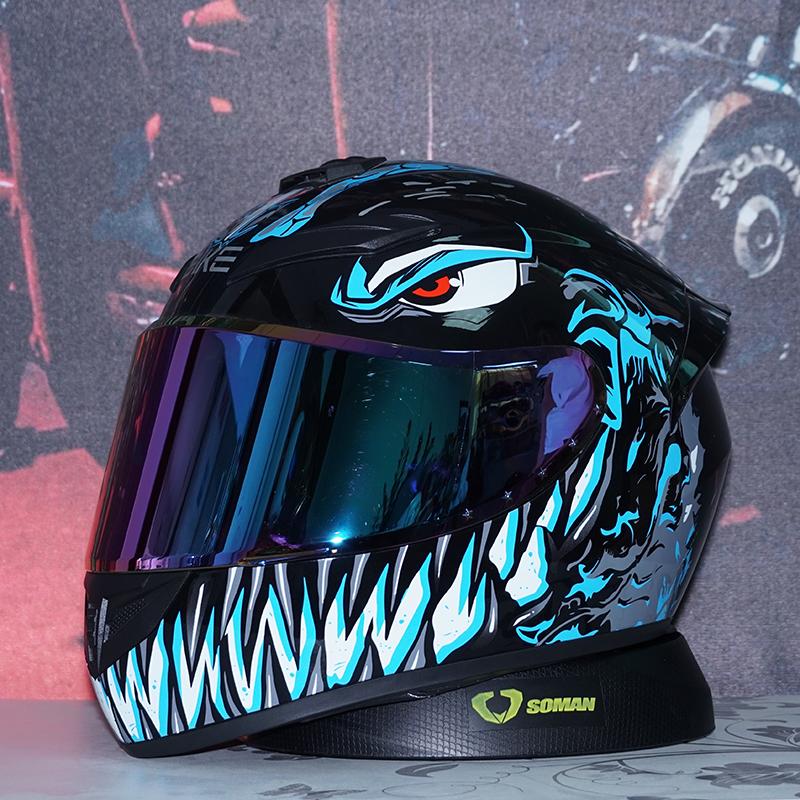 Premium Full Helmet for Motorcycle Riders - Impact Resistant, Ventilated Design, Stylish Look Motorcycle Cross Helmets