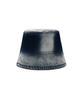 Bajal Va Studded Overdyed Denim Drop Bucket Hat Indigo