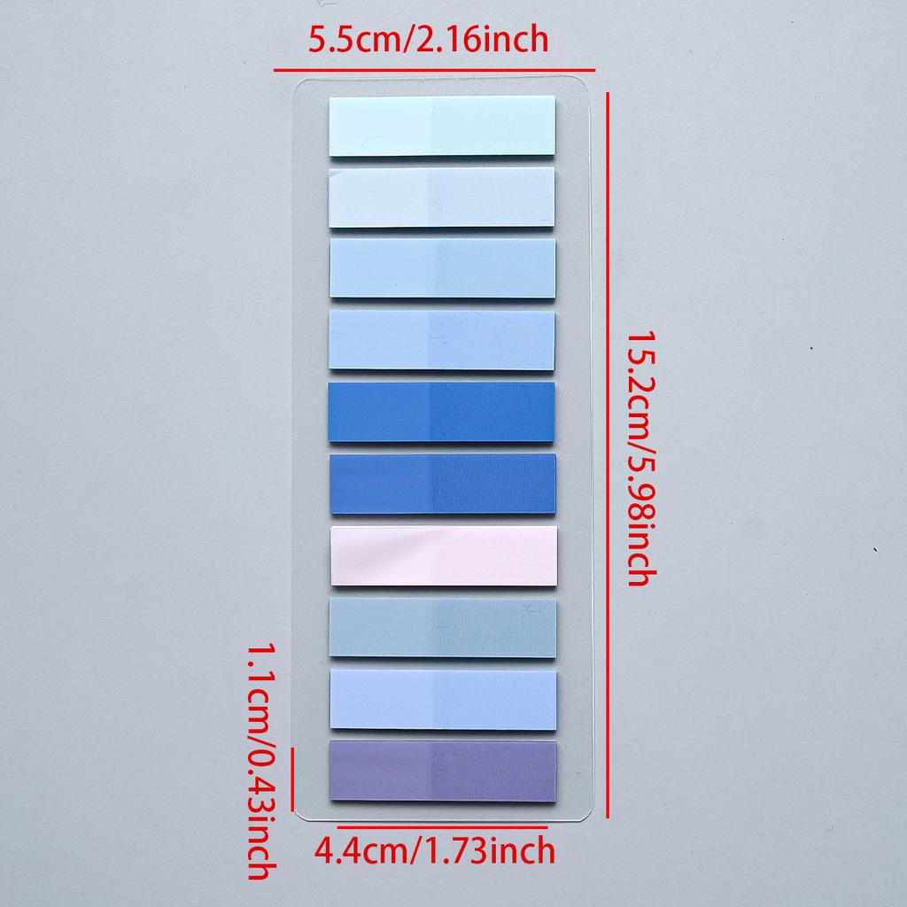 200-4200Pcs Transparent Colorful Index Creative Memo Pads Office School Stationery Self-Adhesive Stickers Sticky Note Pads