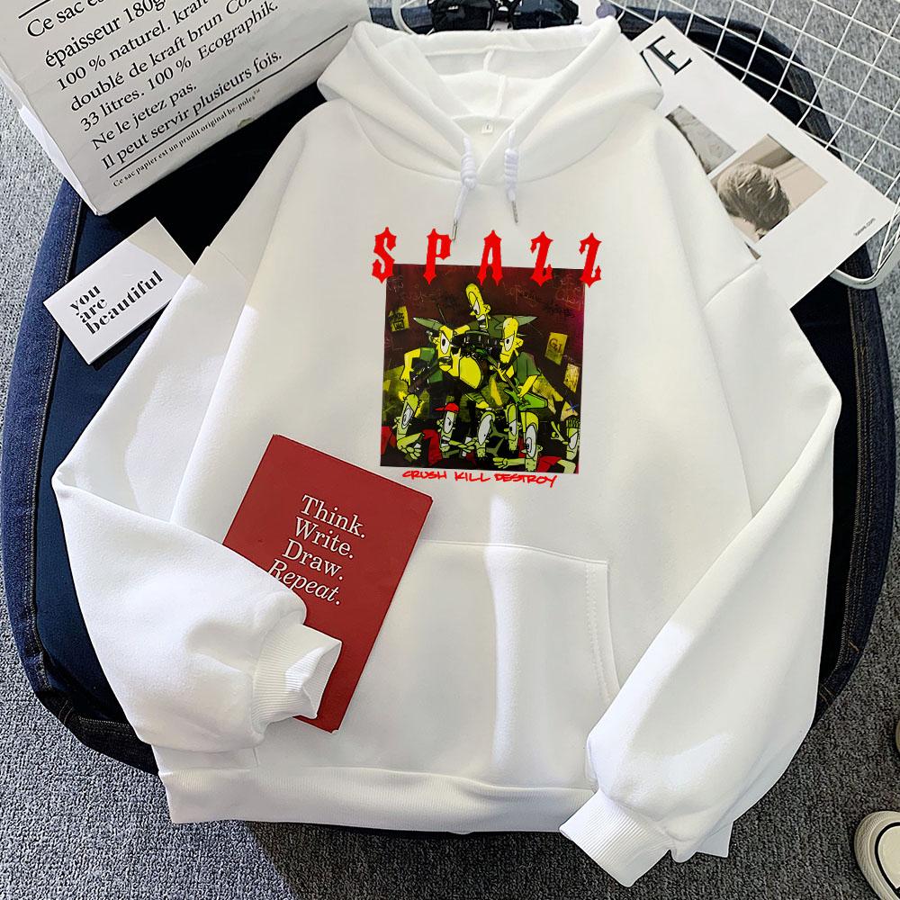 Crush Kille Destroy SPAZZ Hoodies Band Funny Graphic Printing Sweatshirts Sudadera Mujer Winter Women/Men Pullovers Hooded Girls