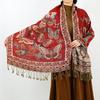 2024 Retro Ethnic Tassel Long Shawl Scarf for Women - Autumn/Winter Fashion Neck Warmer