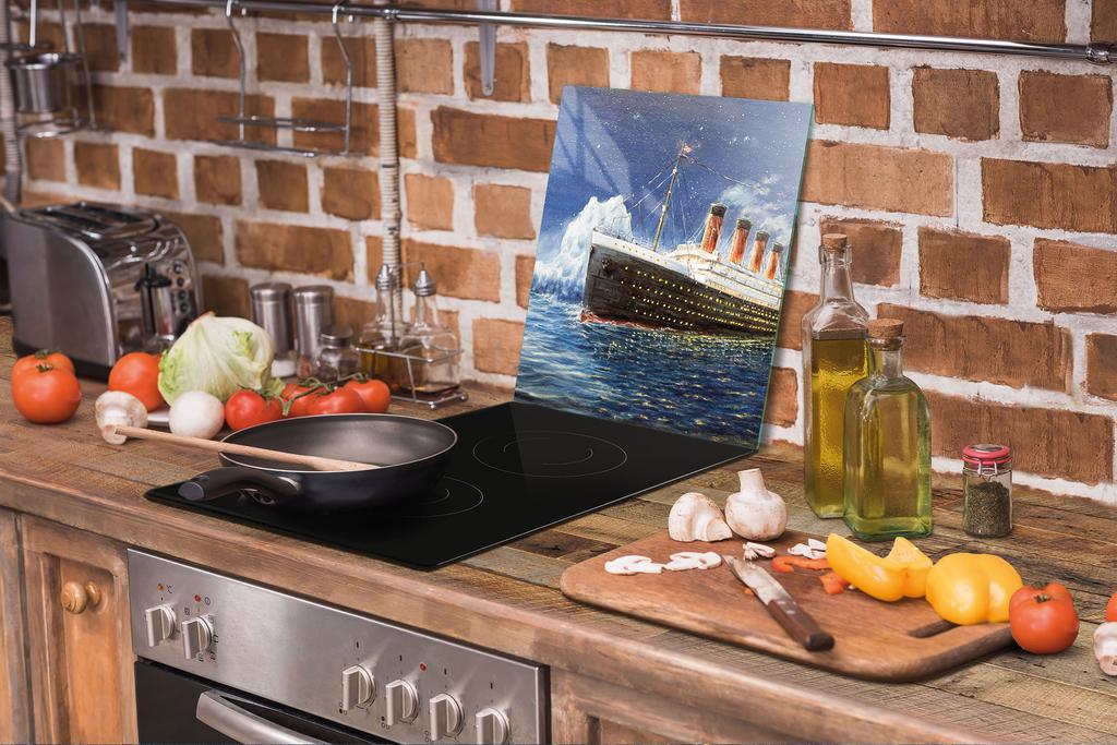 SZKLANA DESKA DO KROJENIA 45x52 TITANIC