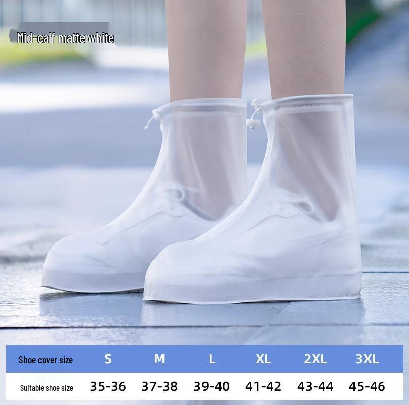 

Водонепроницаемые Нескользящие Высокие Бахилы от Дождя и Снега для Мужчин и Женщин L (Size 39-40)