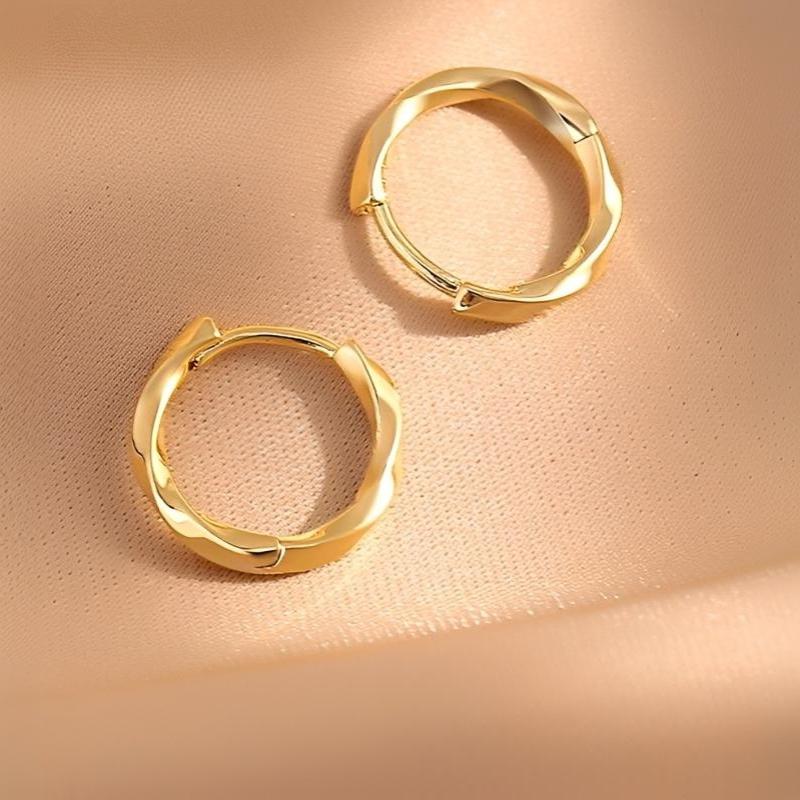 Heartbeat Signal Gold-Plated Heart Zircon Jewelry Set Heart Pendant Necklace And Earring Set Luxury Necklace Earring Jewelry Set