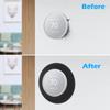 Round Thermostat Cover Plate Mount Trim Part For Home Intelligent Nest Kit Wall Temperature Control System Family