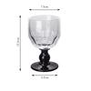 1PC Glass Cup Drinkware Medieval Goblet Premium Sense Retro Sparkling Fruit Wine Drinking Set Household Goods