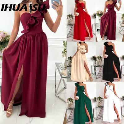 Women's Fashion Summer Spring Solid Color Print Sleeveless Casual Dresses