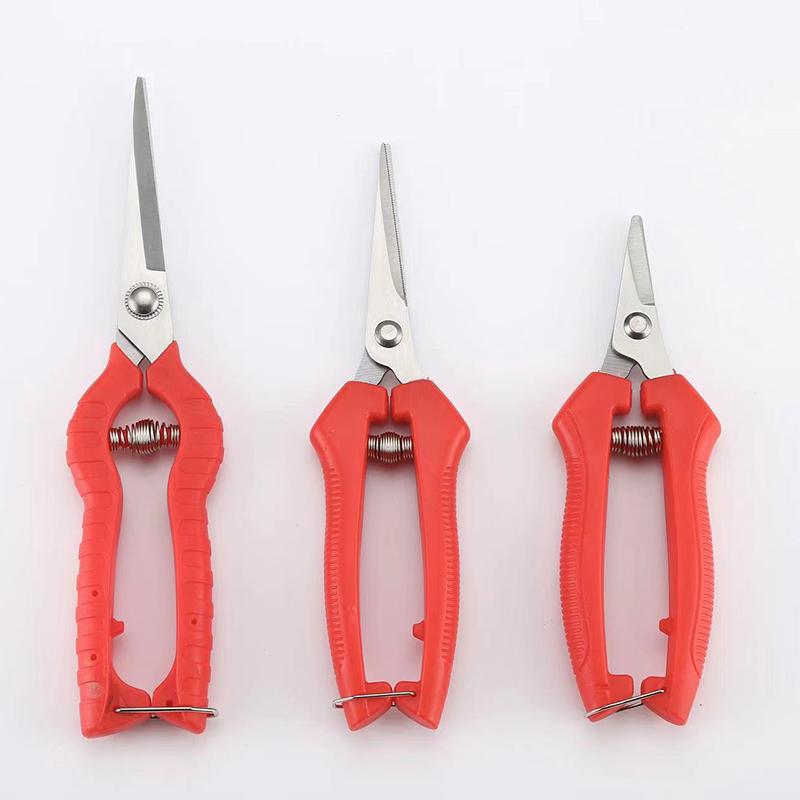 Gartenarbeit Hand-Rebschere Mikro-Spitze Gartenschere Blattschneider Gerade Floristenschere für Pflanzen Gartenschere Rebschere