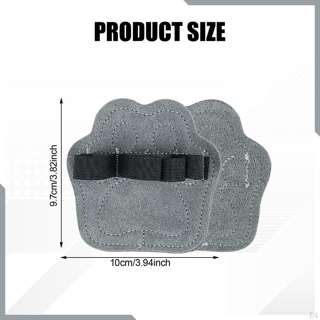 2 Pack Breathable Comfortable Palm Protector Pads for Dumbbells And Barbells